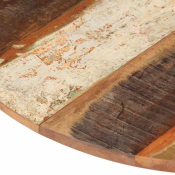 Tischplatte Rund 70 cm 15-16 mm Altholz Massiv