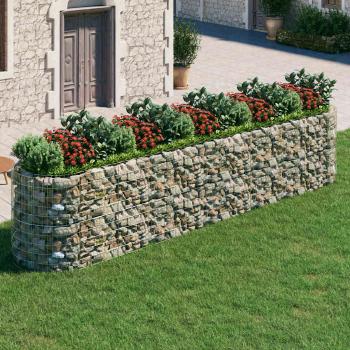 ARDEBO.de - Gabionen-Hochbeet Verzinktes Eisen 500x100x100 cm
