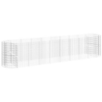 Gabionen-Hochbeet Verzinktes Eisen 500x100x100 cm