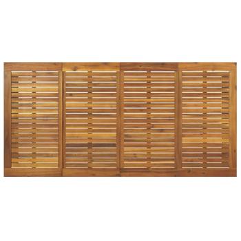 Gartentisch mit Gestell U-Form 180x90x75 cm Akazie Massivholz