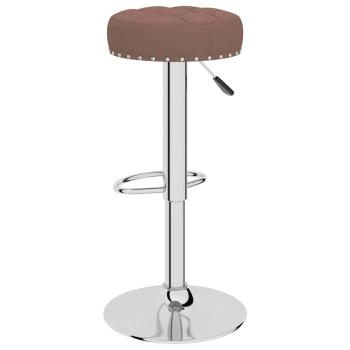 Barhocker 2 Stk. Braun Stoff