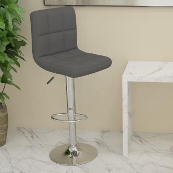 ARDEBO.de - Barhocker Dunkelgrau Stoff