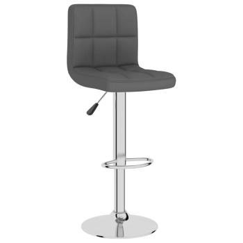 Barhocker Dunkelgrau Stoff