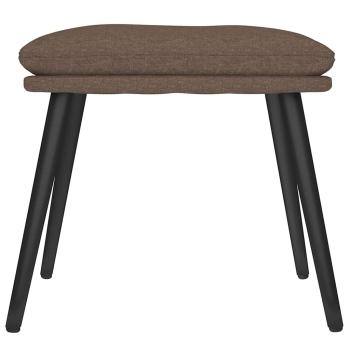 Fu?hocker Taupe 45x29,5x35 cm Stoff