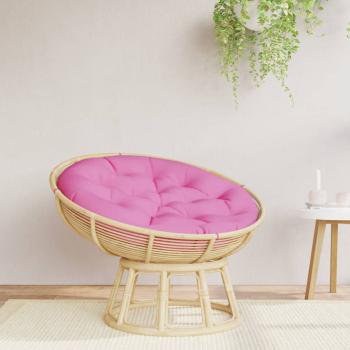 ARDEBO.de - Kissen Rund Rosa Ø 100x11 cm Oxford-Gewebe
