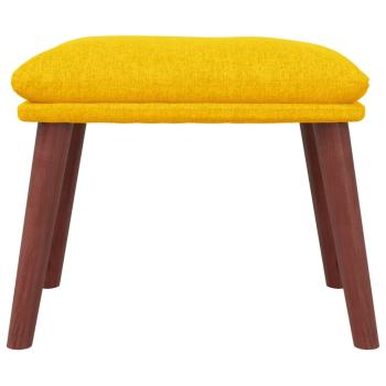 Fußhocker Senfgelb 45x29,5x35 cm Stoff