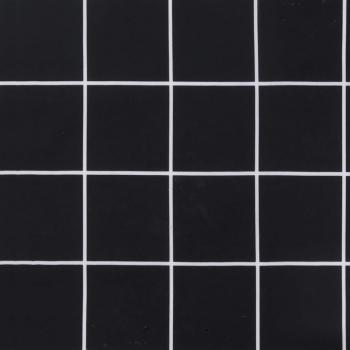 Kissen Rund Schwarz Karomuster Ø 60x11 cm Oxford-Gewebe