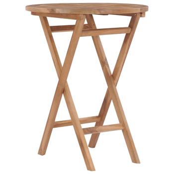 ARDEBO.de - Gartentisch Klappbar 60 cm Massivholz Teak