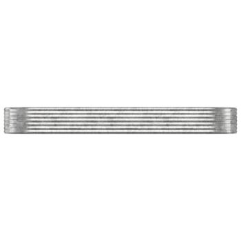 Hochbeet Verzinkter Stahl 322x100x36 cm Silbern