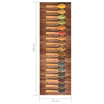 Küchenbodenmatte Waschbar Löffel 45x150 cm