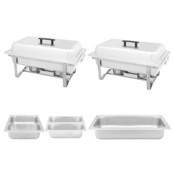 Chafing Dish Set 2-tlg. Edelstahl