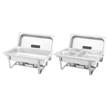 Chafing Dish Set 2-tlg. Edelstahl