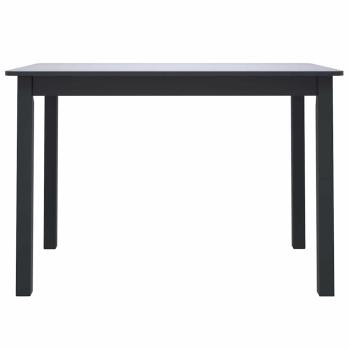 Esstisch Schwarz 114x71x75 cm Gummiholz Massiv