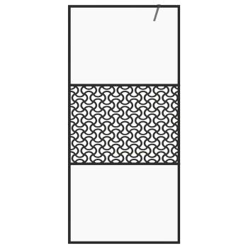Duschwand für Begehbare Dusche mit Klarem ESG Glas 80x195 cm