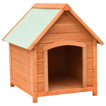 ARDEBO.de - Hundehütte Kiefernholz & Tannenholz Massiv 72x85x82 cm