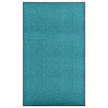 ARDEBO.de - Fußmatte Waschbar Cyan 90x150 cm