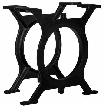ARDEBO.de - Couchtisch-Beine 2 Stk. O-Gestell Gusseisen