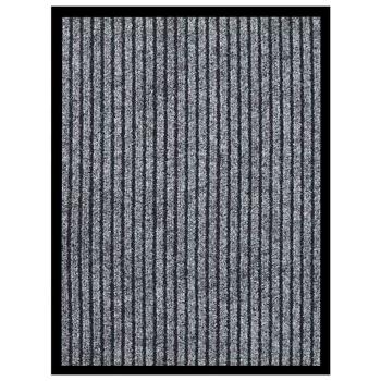 ARDEBO.de - Fußmatte Grau Gestreift 40x60 cm