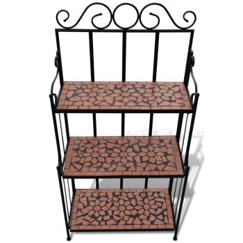 Pflanzenständer Mosaik Terracotta
