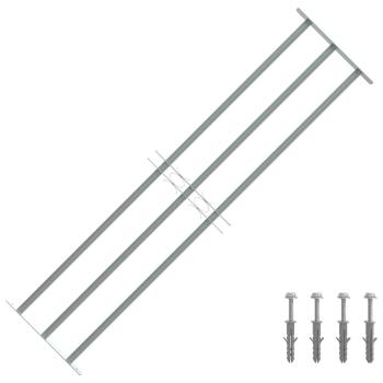 ARDEBO.de - Fenstergitter Verstellbar mit 3 Querstäben 1000-1500 mm