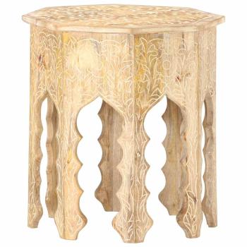 ARDEBO.de - Beistelltisch Ø48 cm Massivholz Mango