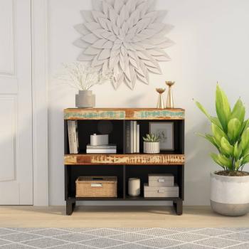ARDEBO.de - Beistelltisch 85x33x75 cm Altholz Massiv