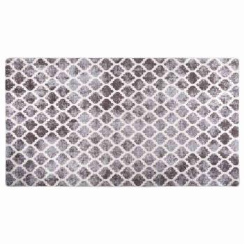 Teppich Waschbar 190x300 cm Grau und Weiß