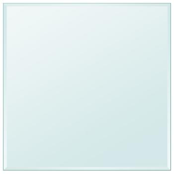 ARDEBO.de - Tischplatte aus gehärtetem Glas quadratisch 800x800 mm