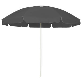 ARDEBO.de - Strandschirm Anthrazit 240 cm