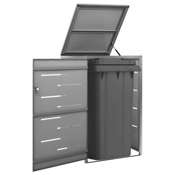 ARDEBO.de - Mülltonnenbox für 1 Tonne 69x77,5x115 cm Edelstahl