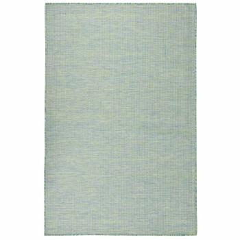 ARDEBO.de - Outdoor-Teppich Flachgewebe 100x200 cm Türkis