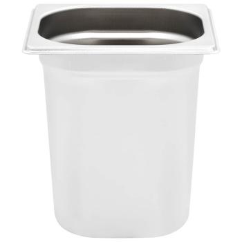 Gastronormbehälter 8 Stk. GN 1/6 200 mm Edelstahl