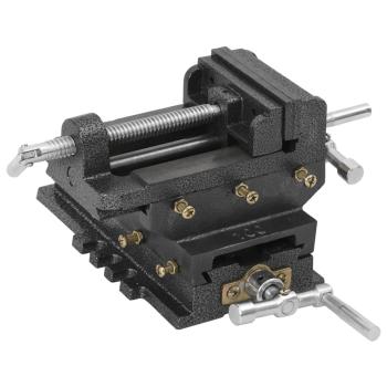 ARDEBO.de - Maschinenschraubstock Kreuztisch Handbetrieb 78 mm