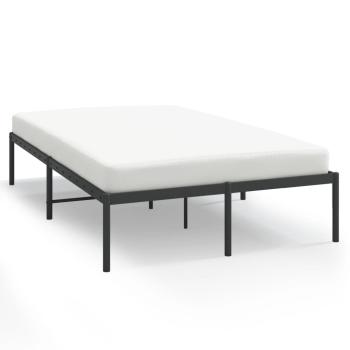 Bettgestell Metall Schwarz 120x190 cm