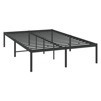 Bettgestell Metall Schwarz 120x190 cm