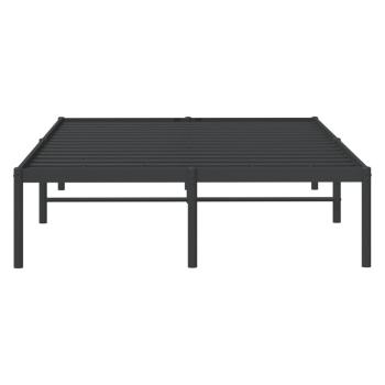 Bettgestell Metall Schwarz 120x190 cm