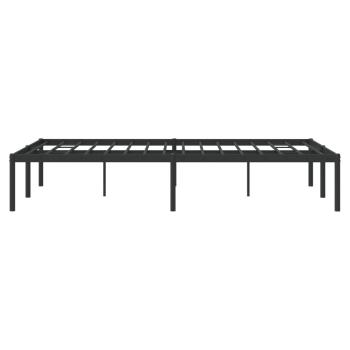 Bettgestell Metall Schwarz 120x190 cm