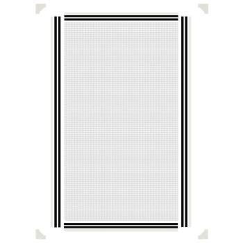 Magnet-Insektenschutz für Fenster Weiß 80x140 cm