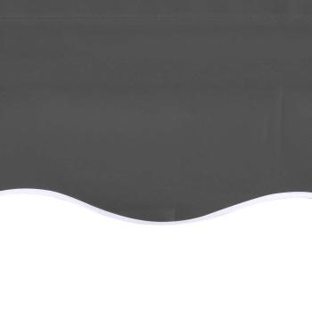 Ersatzstoff für Markise Anthrazit 600x350 cm Polyester
