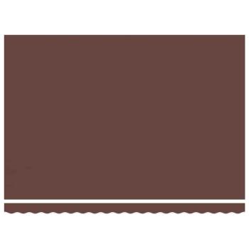 Ersatzstoff für Markise Braun 500x350 cm Polyester