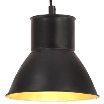 ARDEBO.de - Hängelampe 25 W Schwarz Rund 17 cm E27