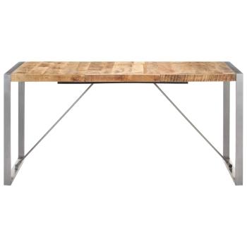 Esstisch 160x80x75 cm Raues Mango-Massivholz