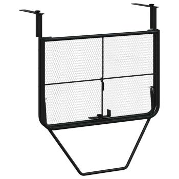 Balkontisch Schwarz 60x40 cm Stahl