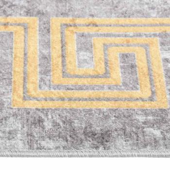 Teppich Waschbar Grau 160x230 cm