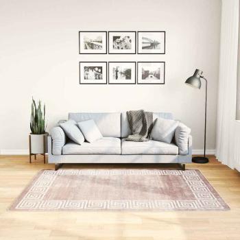 ARDEBO.de - Teppich Waschbar Beige 120x180 cm