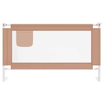 Kleinkind-Bettschutzgitter Taupe 140x25 cm Stoff