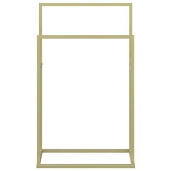 Handtuchständer Gold 48x24x78,5 cm Eisen