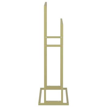 Handtuchständer Gold 48x24x78,5 cm Eisen