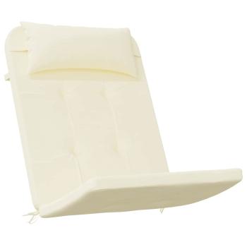 Adirondack-Auflagen 2 Stk. Creme Oxford-Gewebe