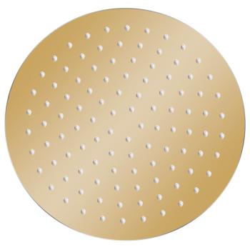 Regenbrause Edelstahl 25 cm Rund Golden